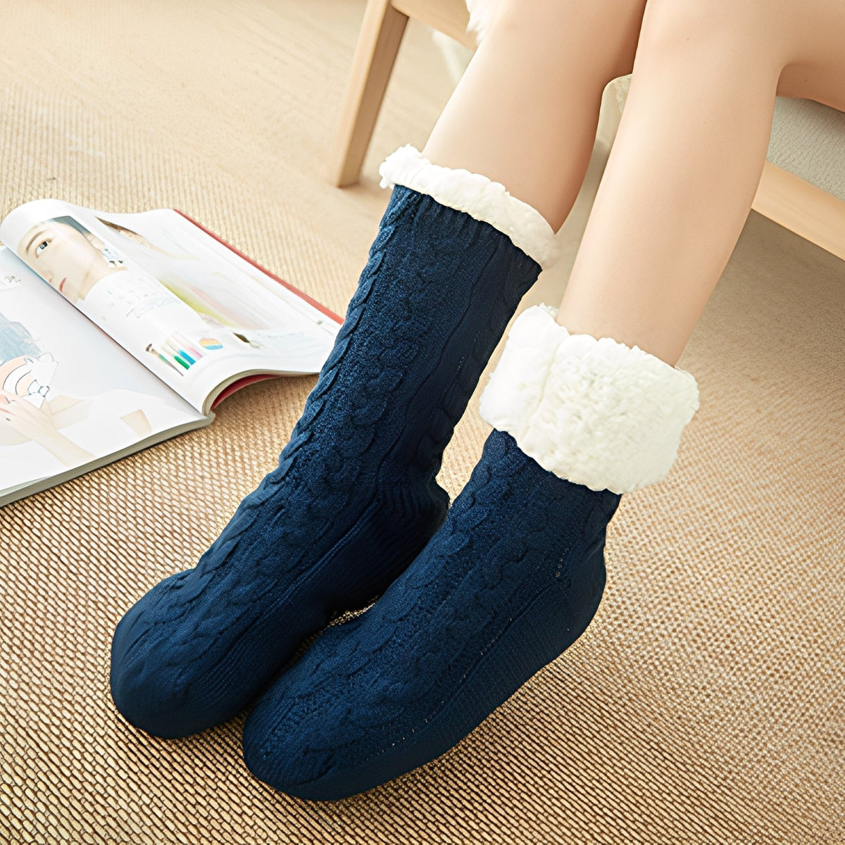 Jessica - Bequeme Damensocken für kalte Winter