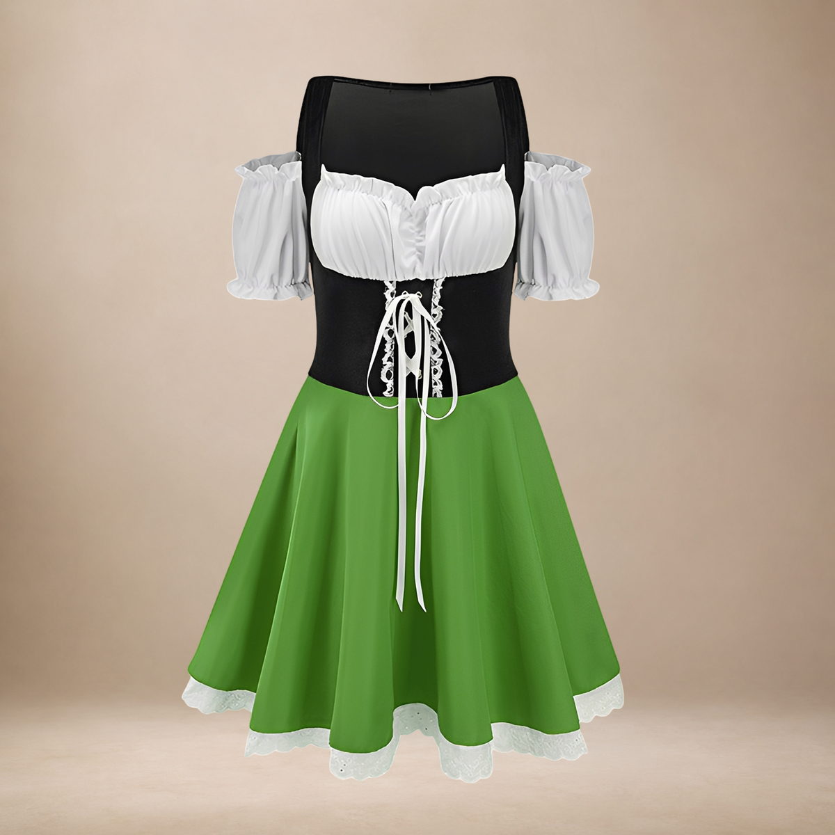 Daisie - Modernes, kurzes, festliches Oktoberfest-Kleid (Futter nicht enthalten)