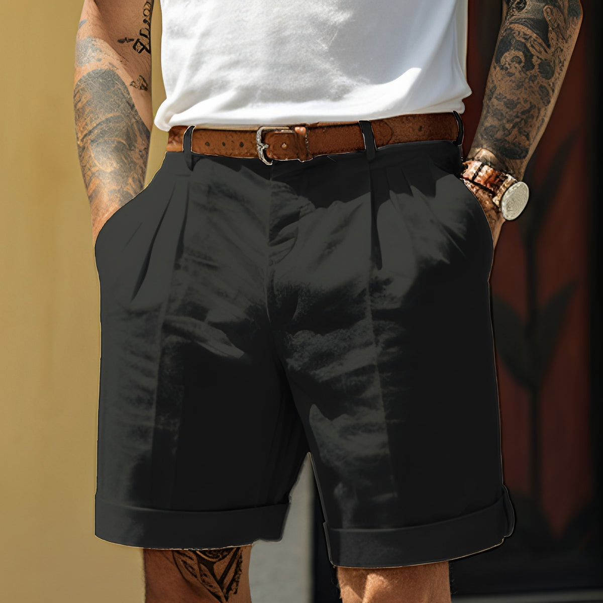 Adrian - Lässige, gerade geschnittene Shorts für Herren