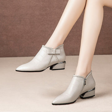 Georgina - Klassische Stiefeletten mit Absatz für Damen