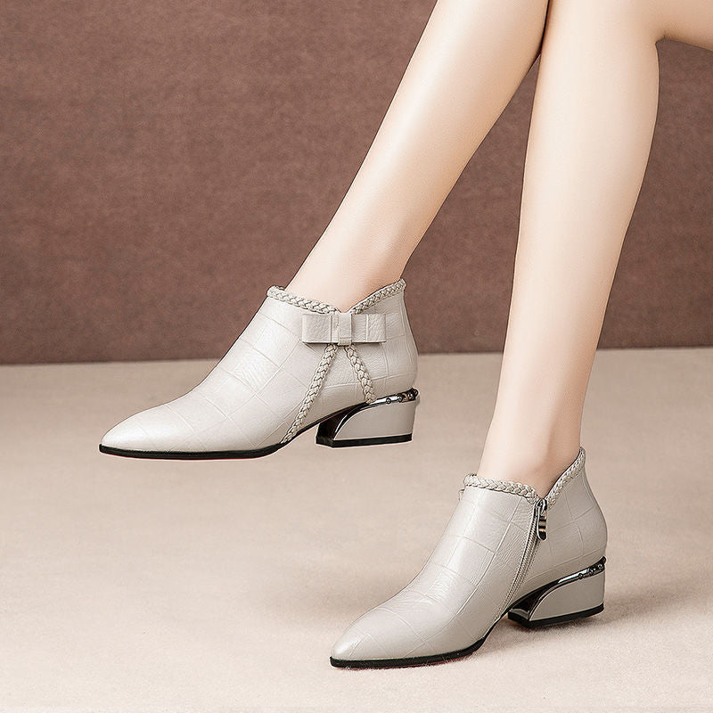 Georgina - Klassische Stiefeletten mit Absatz für Damen