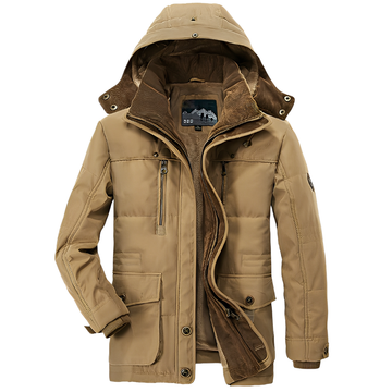 Harold - Herren-Winterjacke mit abnehmbarer Kapuze