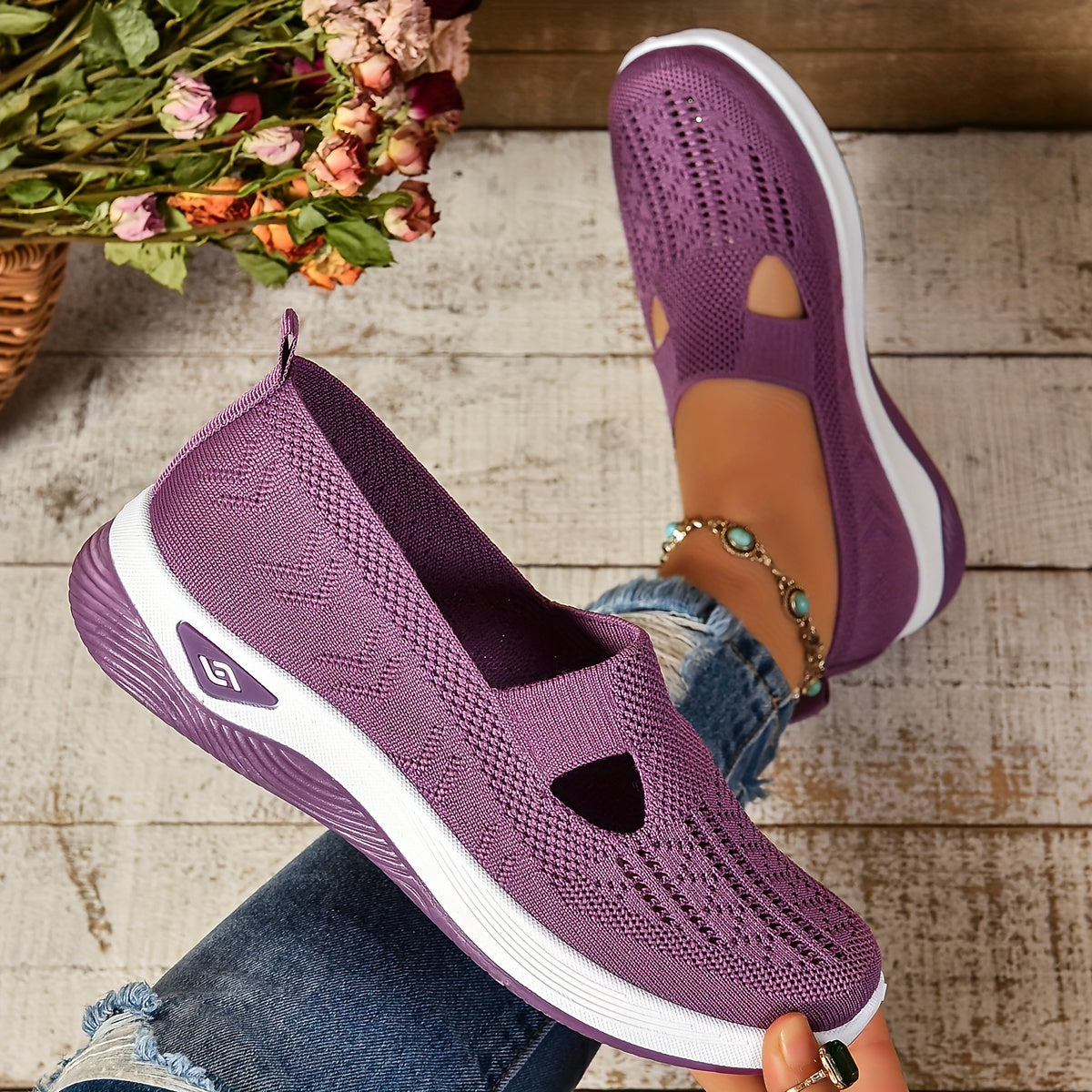 Beth – Damen orthopädische Sneakers mit bequemer Sohle