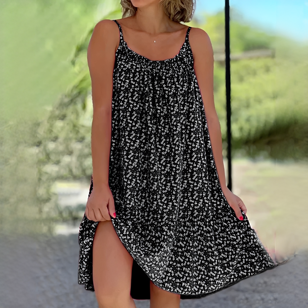 Aileen - Weit geschnittenes kurzes Kleid