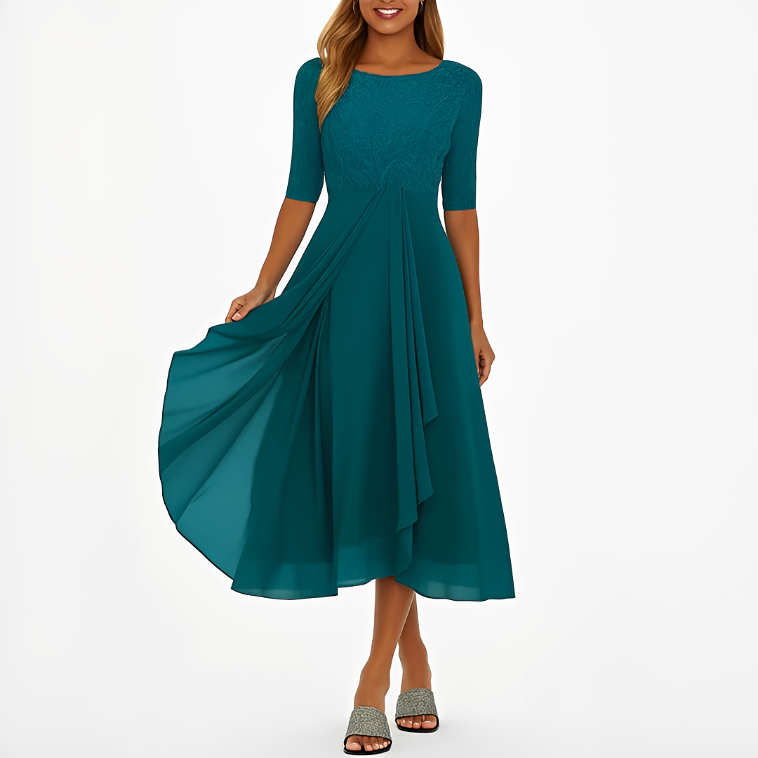 Florenz - Anspruchsvolles Midi-Kleid