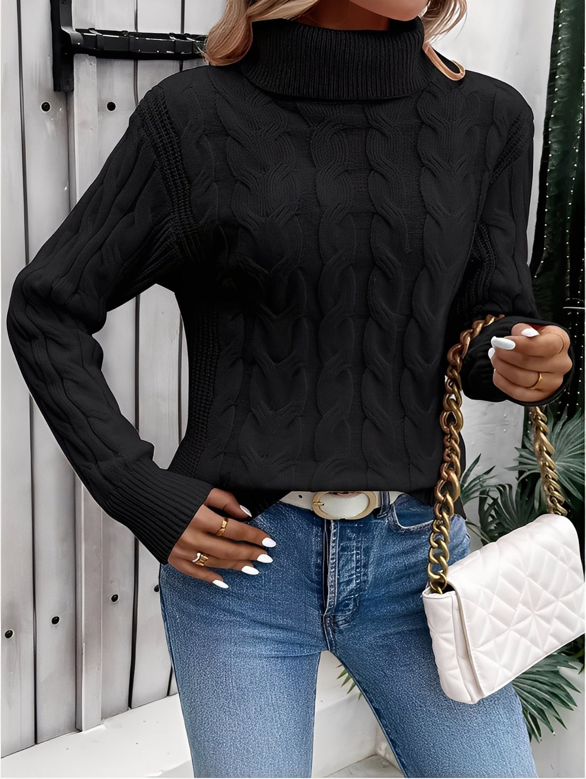 Amélie – Warmer Damenrollkragenpullover