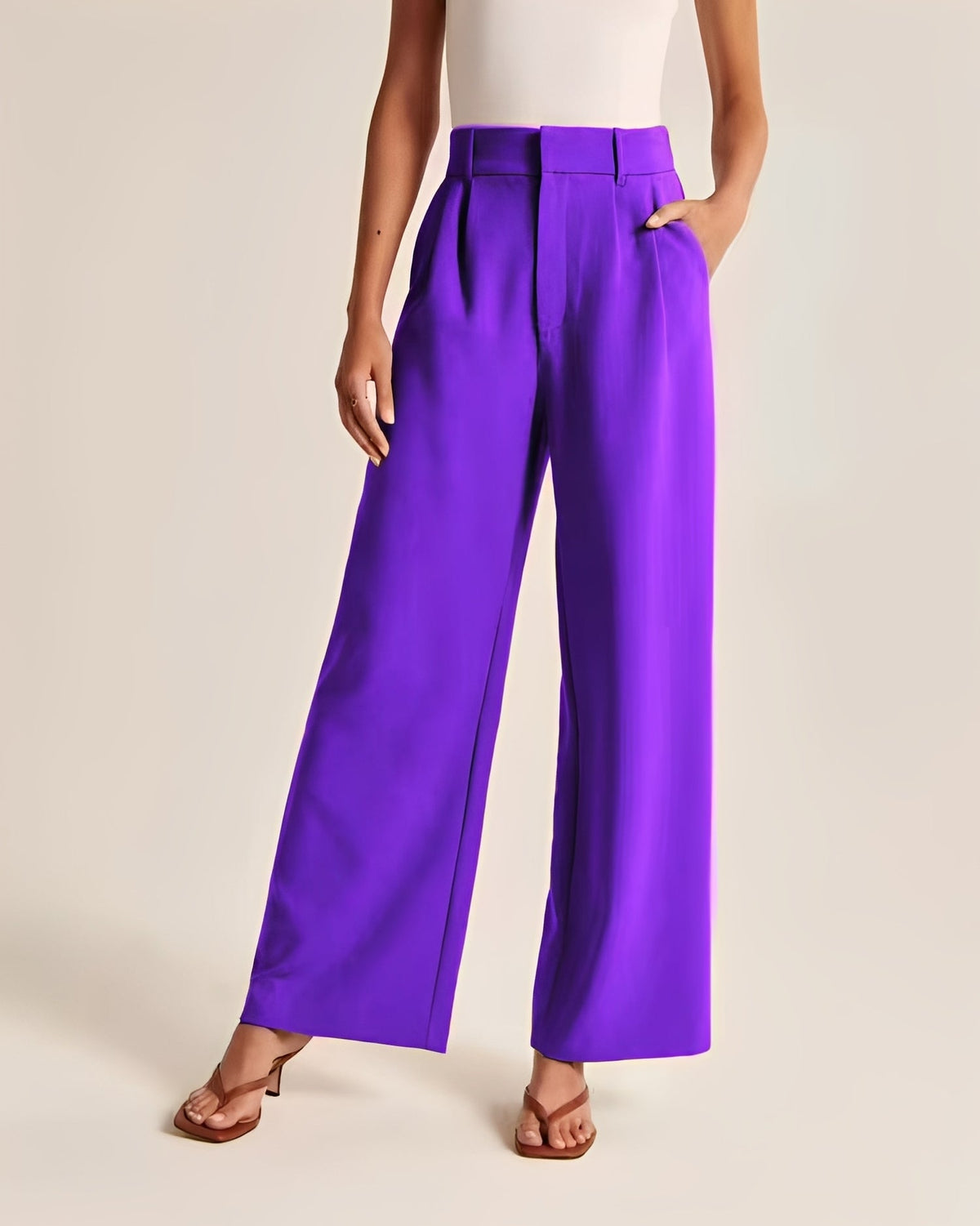 Ruth - Elegante Damenhose mit weitem Bein