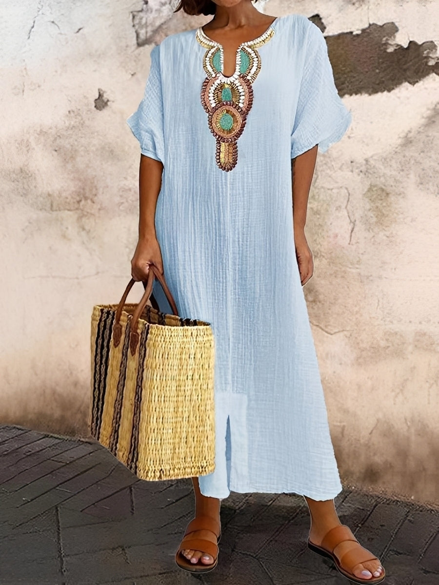 Paula - Elegantes Boho-Kleid