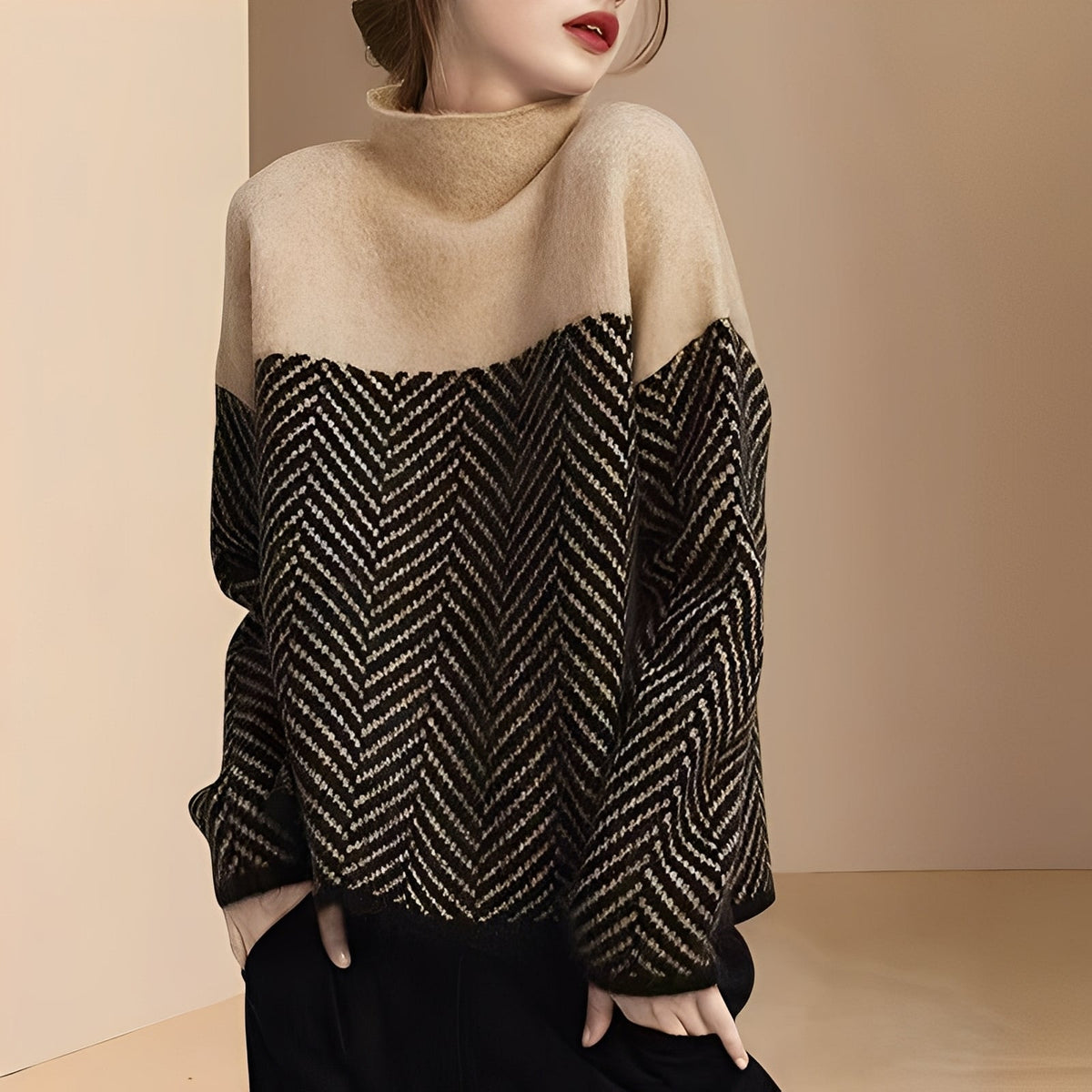 Maryann - Eleganter und weicher Rollkragenpullover