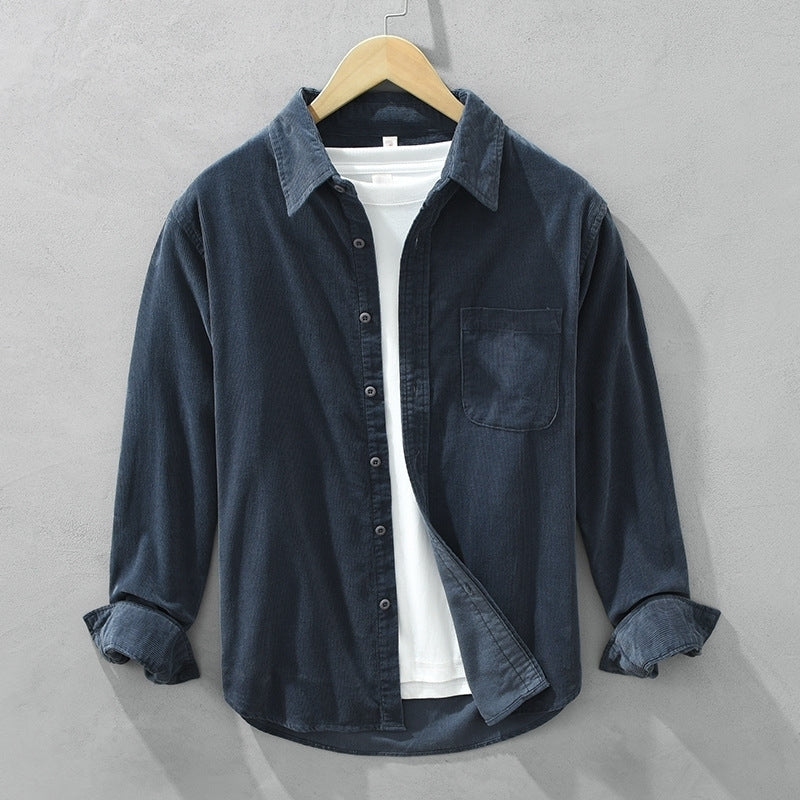 Samuel - Lässiges Langarm-Overshirt für Herren
