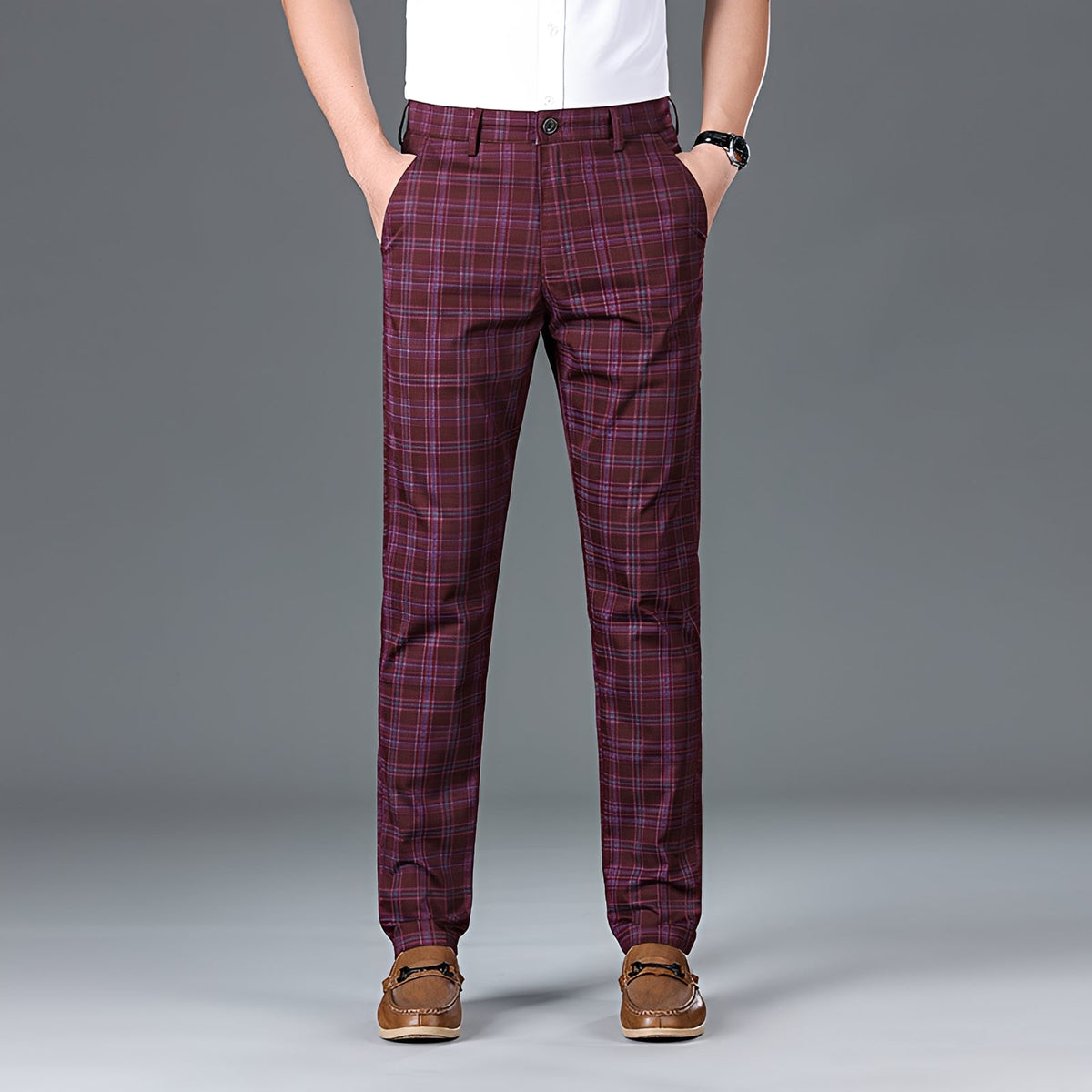 Myers - Bequeme Hose mit Karomuster