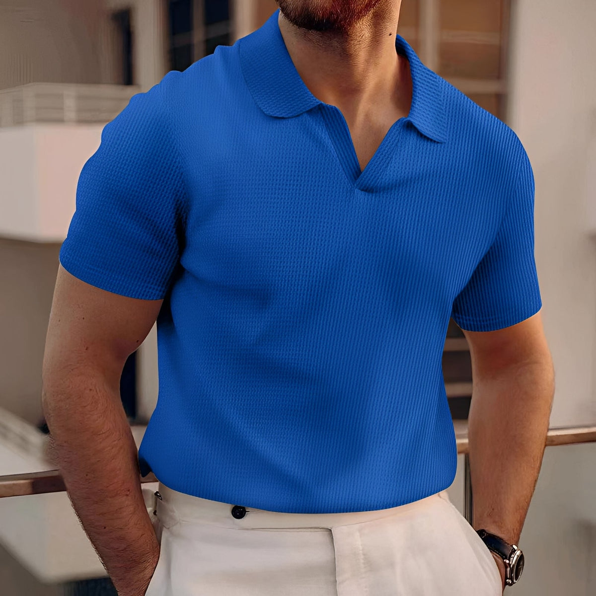 Holden - Kurzarm-Poloshirt mit einfachem Design