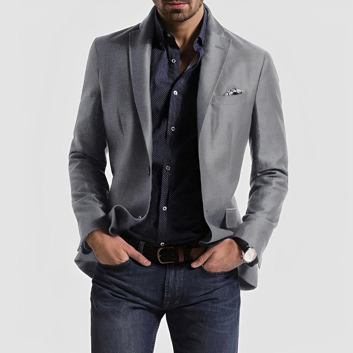George - Formeller Herrenblazer mit Zweiknopfverschluss