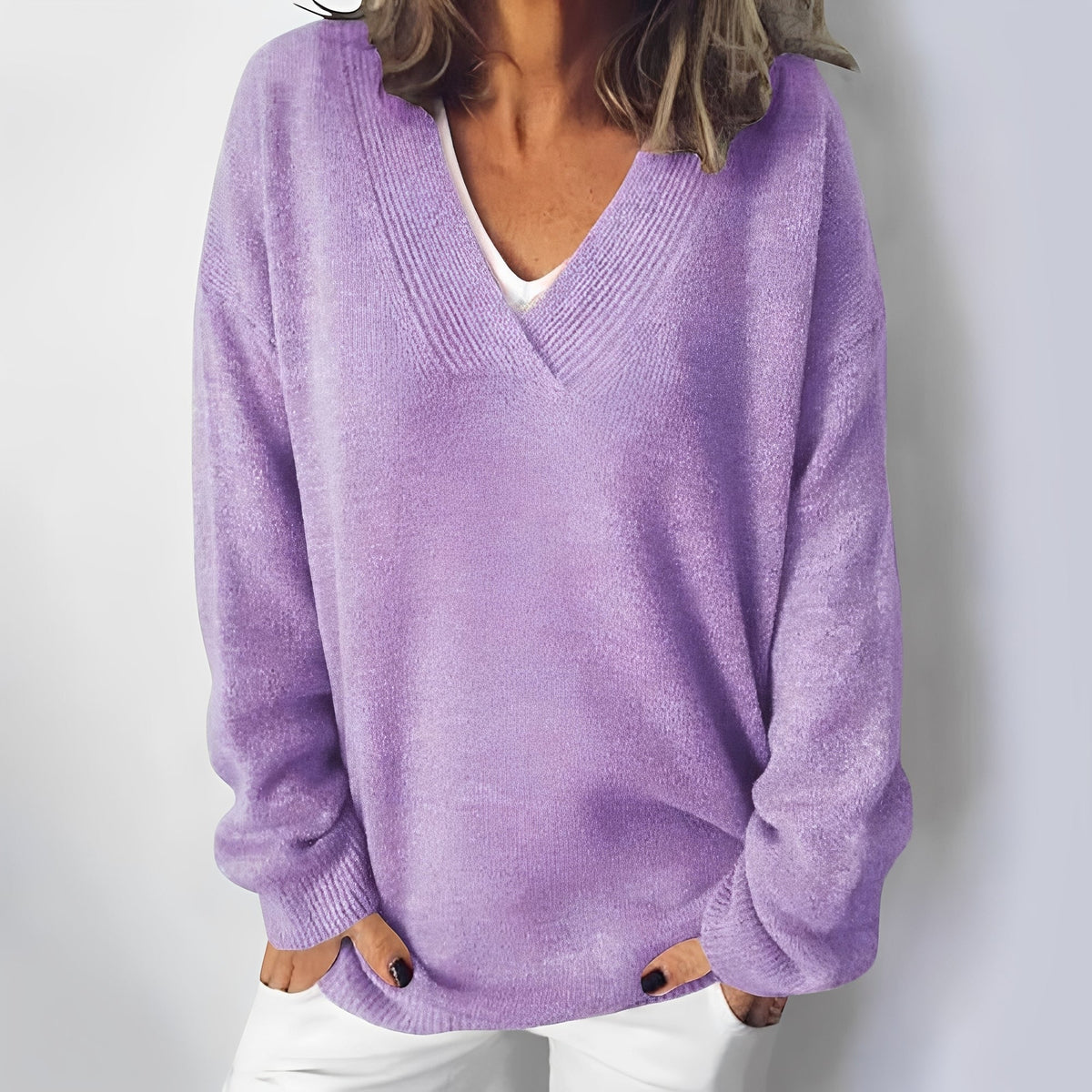 Aradine - Lockerer eleganter Pullover für Frauen