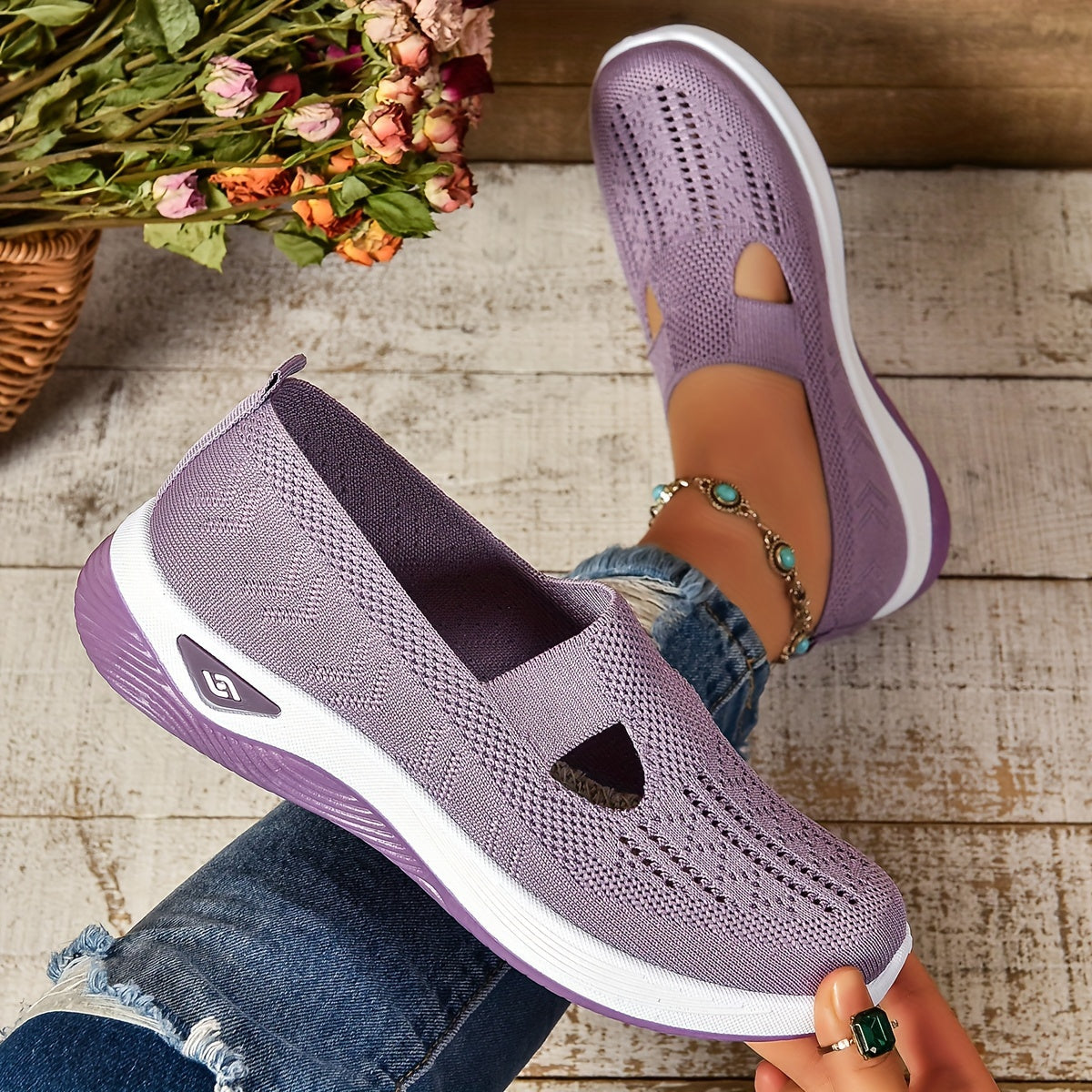 Beth – Damen orthopädische Sneakers mit bequemer Sohle