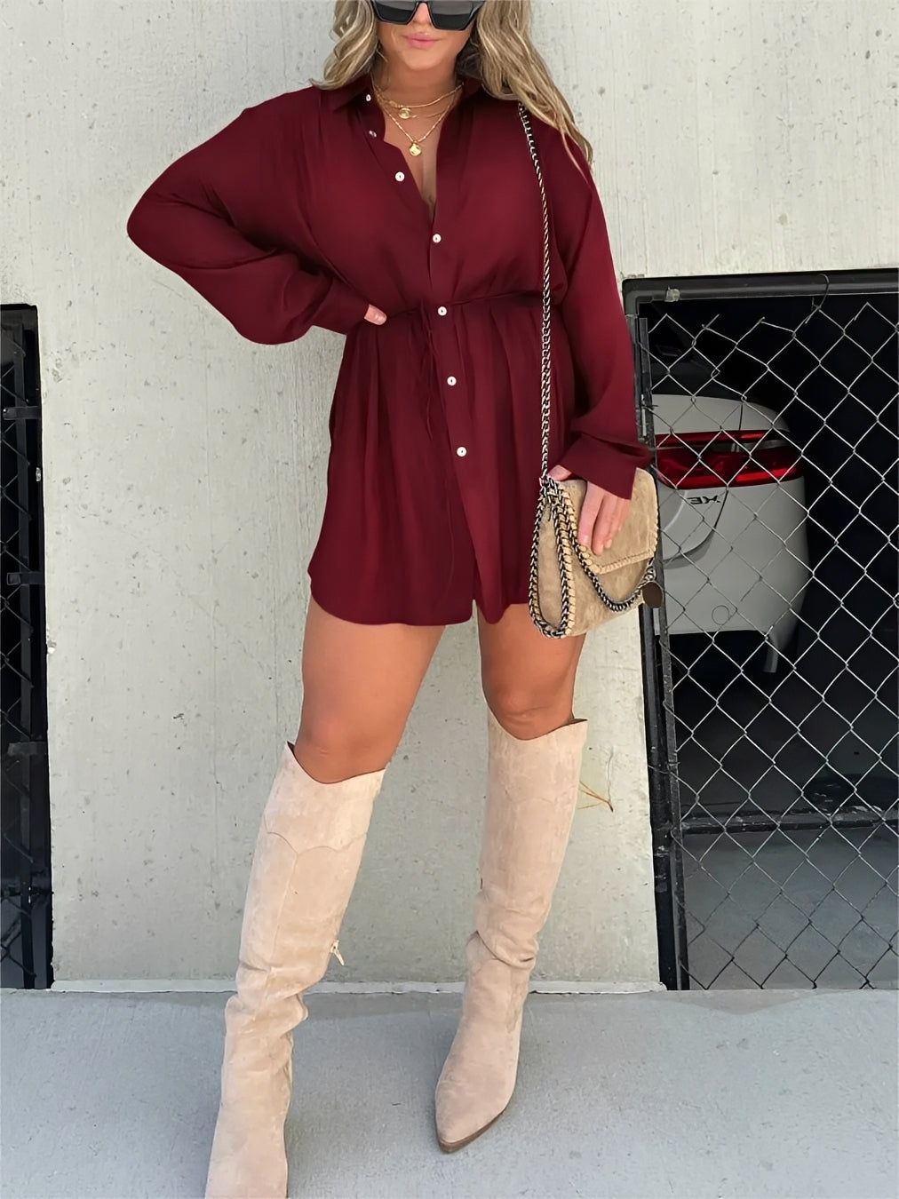 Effie - Komfortabler Jumpsuit mit langen Ärmeln