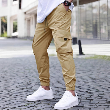 Ollie - Lässige, elastische Cargo-Jogginghose für Herren
