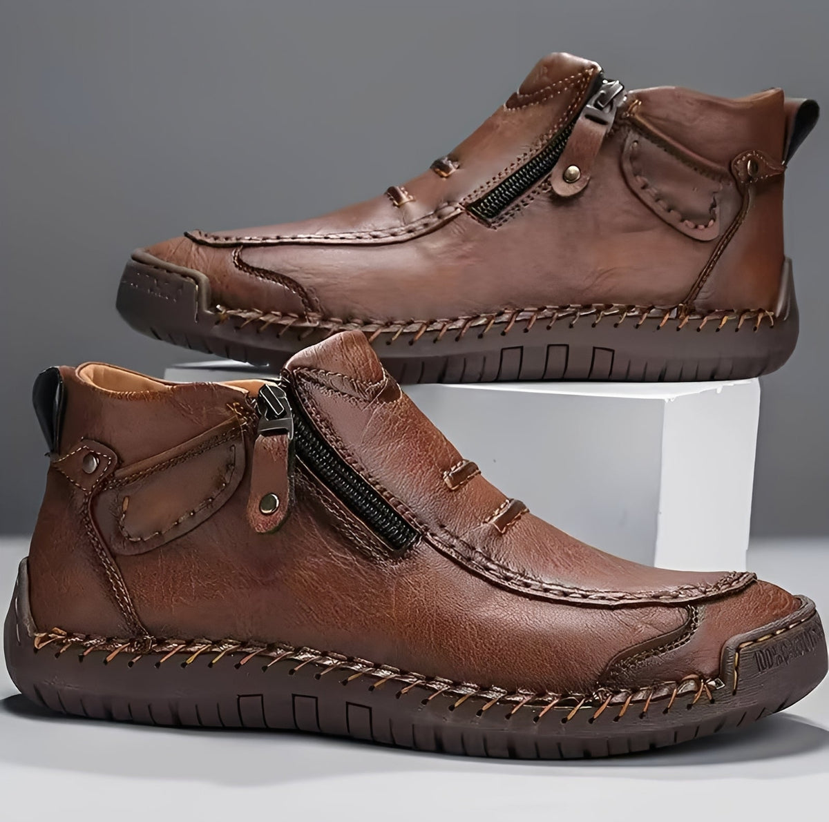 David - Stilvolle Stiefel mit Reißverschluss