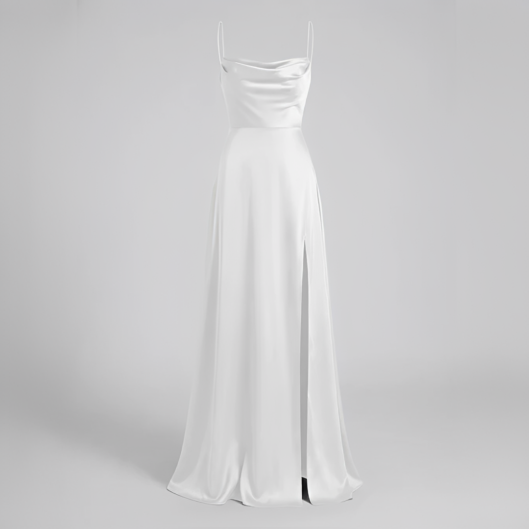 Glenda - Elegant fließendes Damenkleid