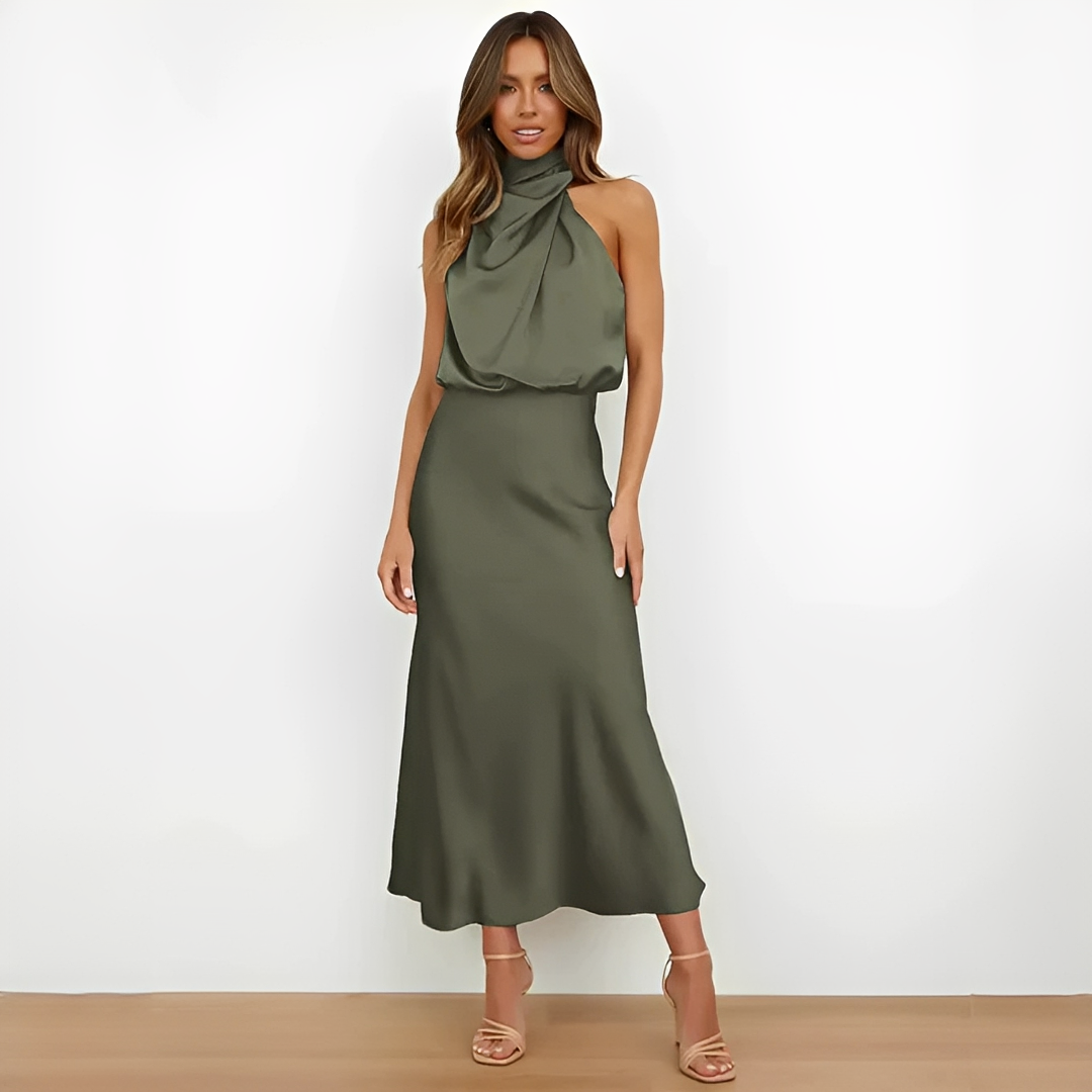 Malaika - Elegantes Midi-Kleid