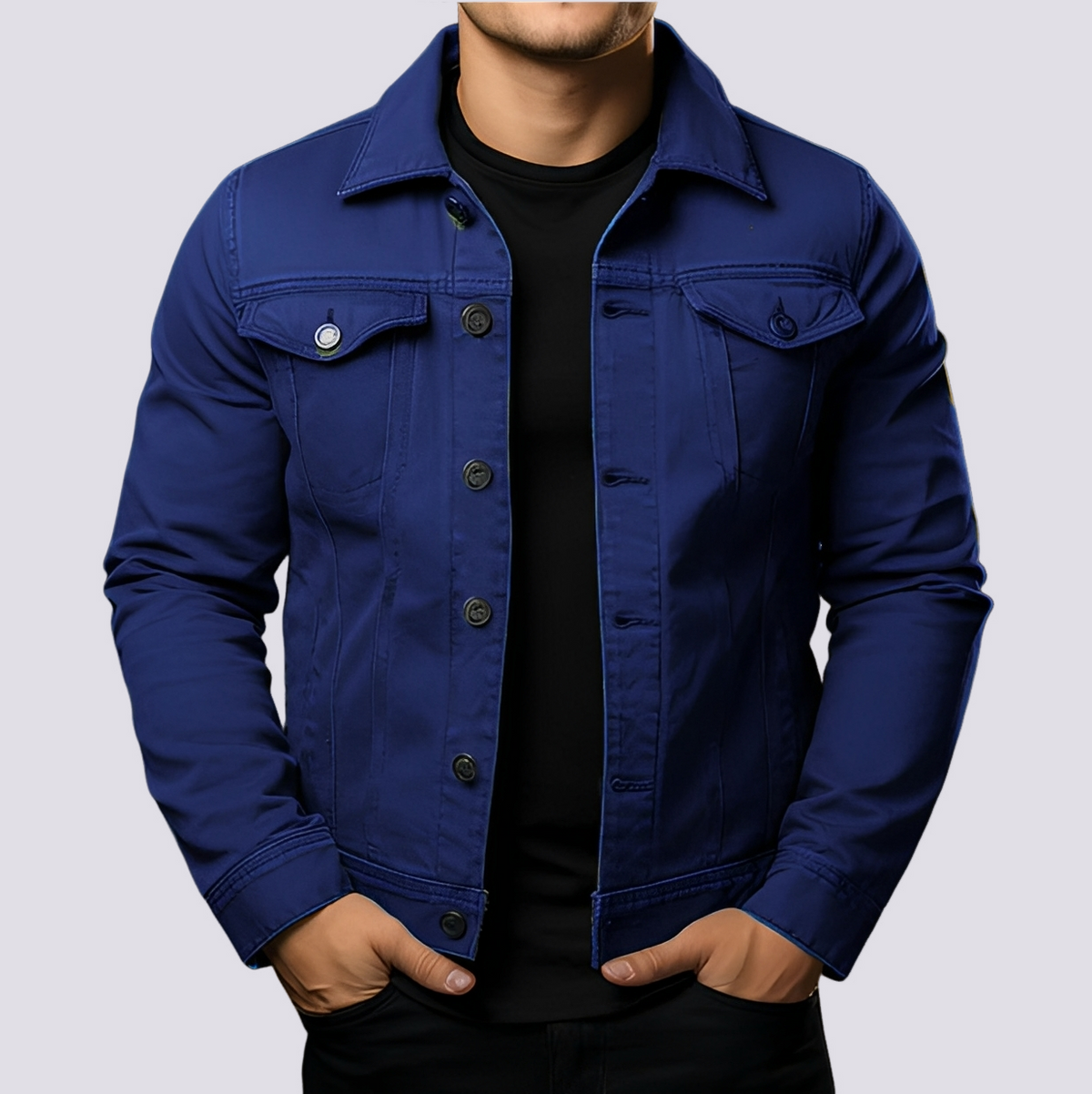 Layton - Herren-Freizeit-Jeansjacke