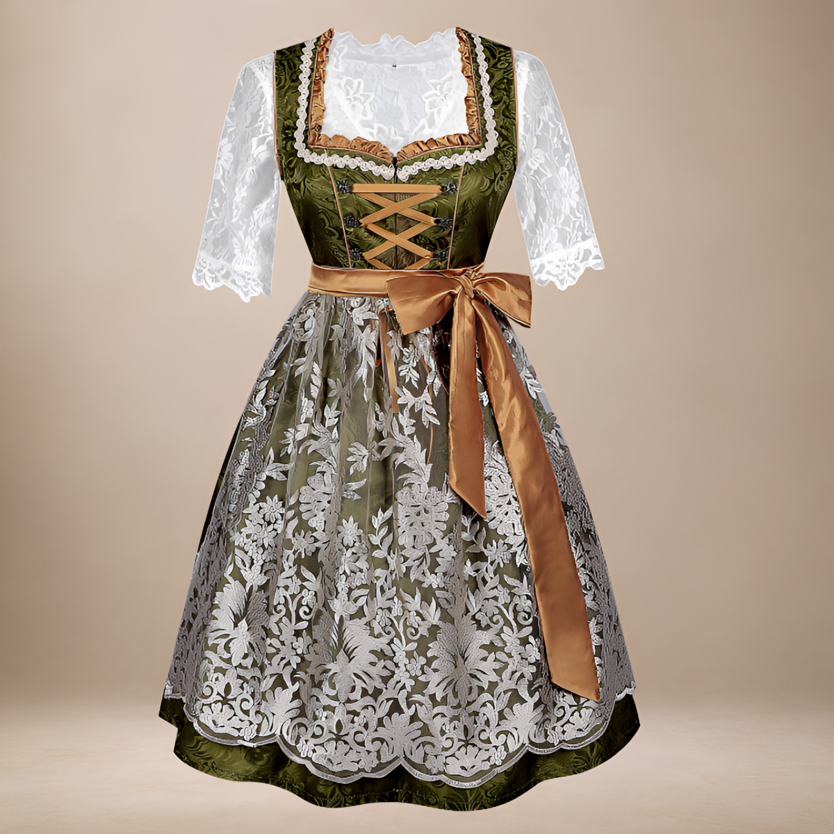 Nadia - Ein klassisch-elegantes Oktoberfest-Dirndl (Futter nicht enthalten)