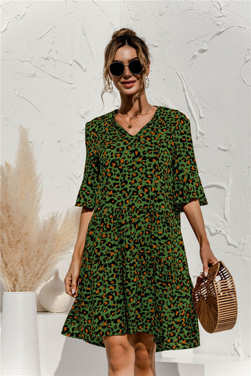 Liza - Trendiges Kleid mit weiten Ärmeln für Damen