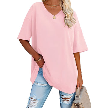 Caroline - Lässiges, locker geschnittenes Shirt mit V-Ausschnitt für Damen