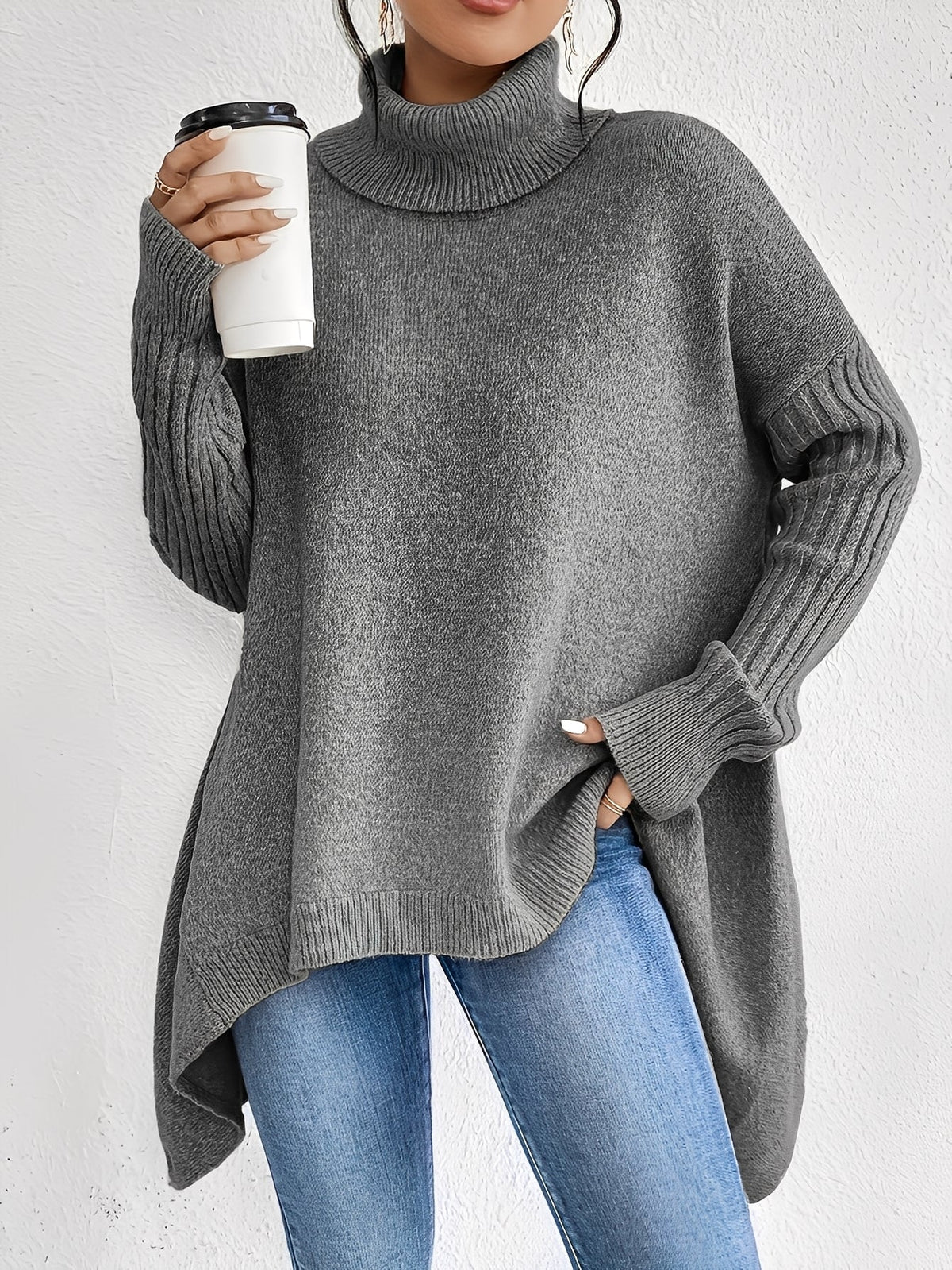 Jessica - Bequemer Rollkragenpullover für Damen