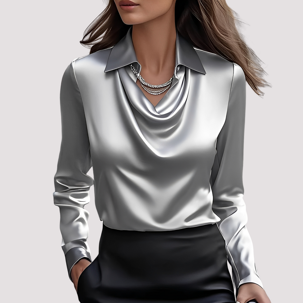 Eleanor - Elegante Hemdbluse für Damen