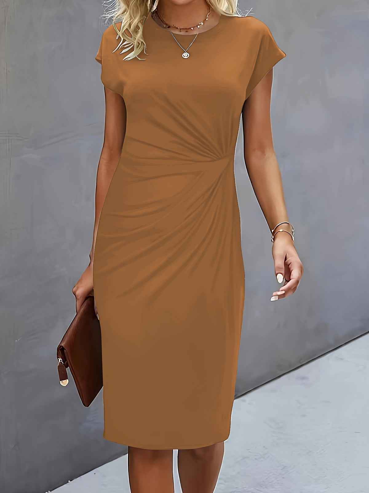 Christina - Elegantes Kleid mit Knotenbund für Damen