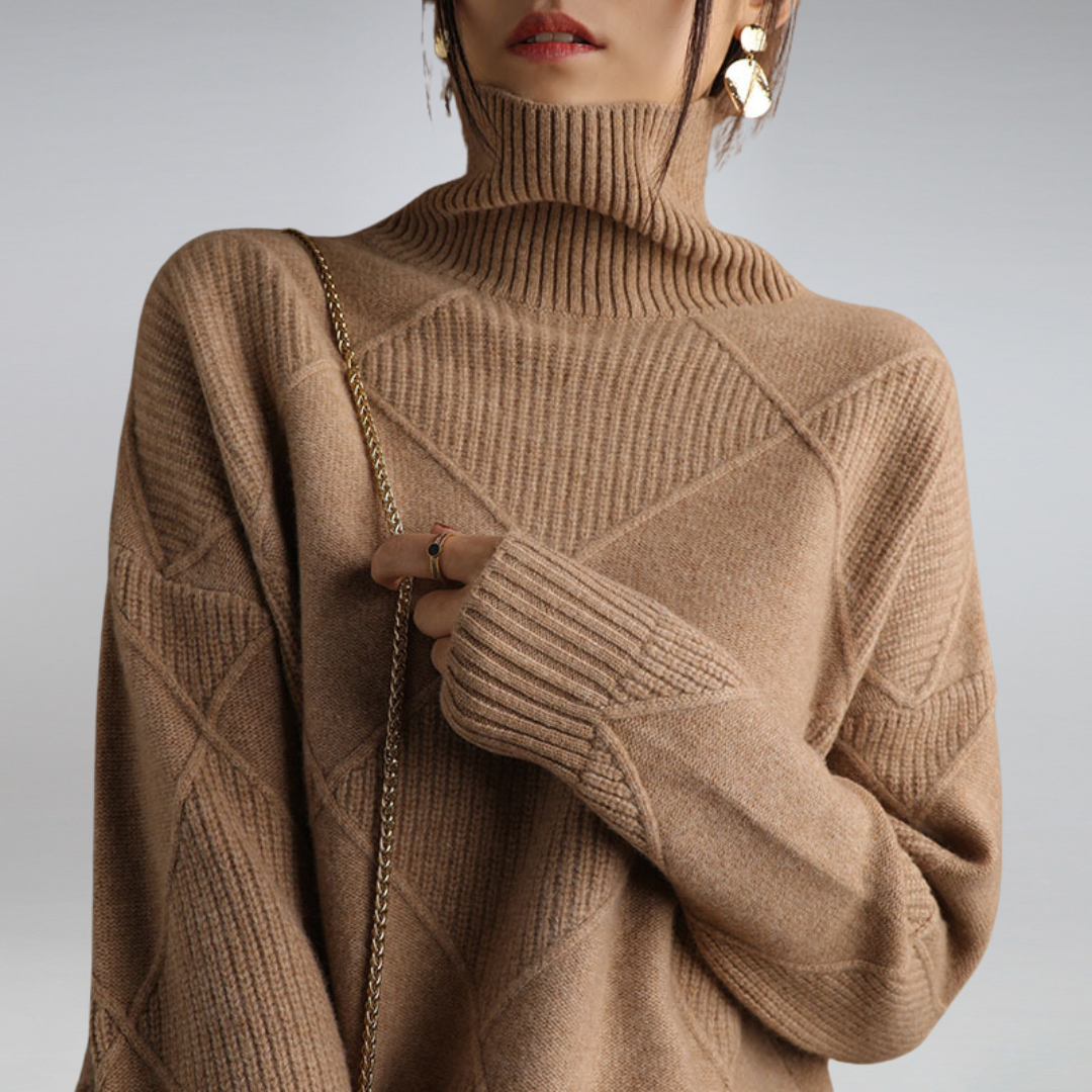 Camille - Eleganter und komfortabler Rollkragenpullover