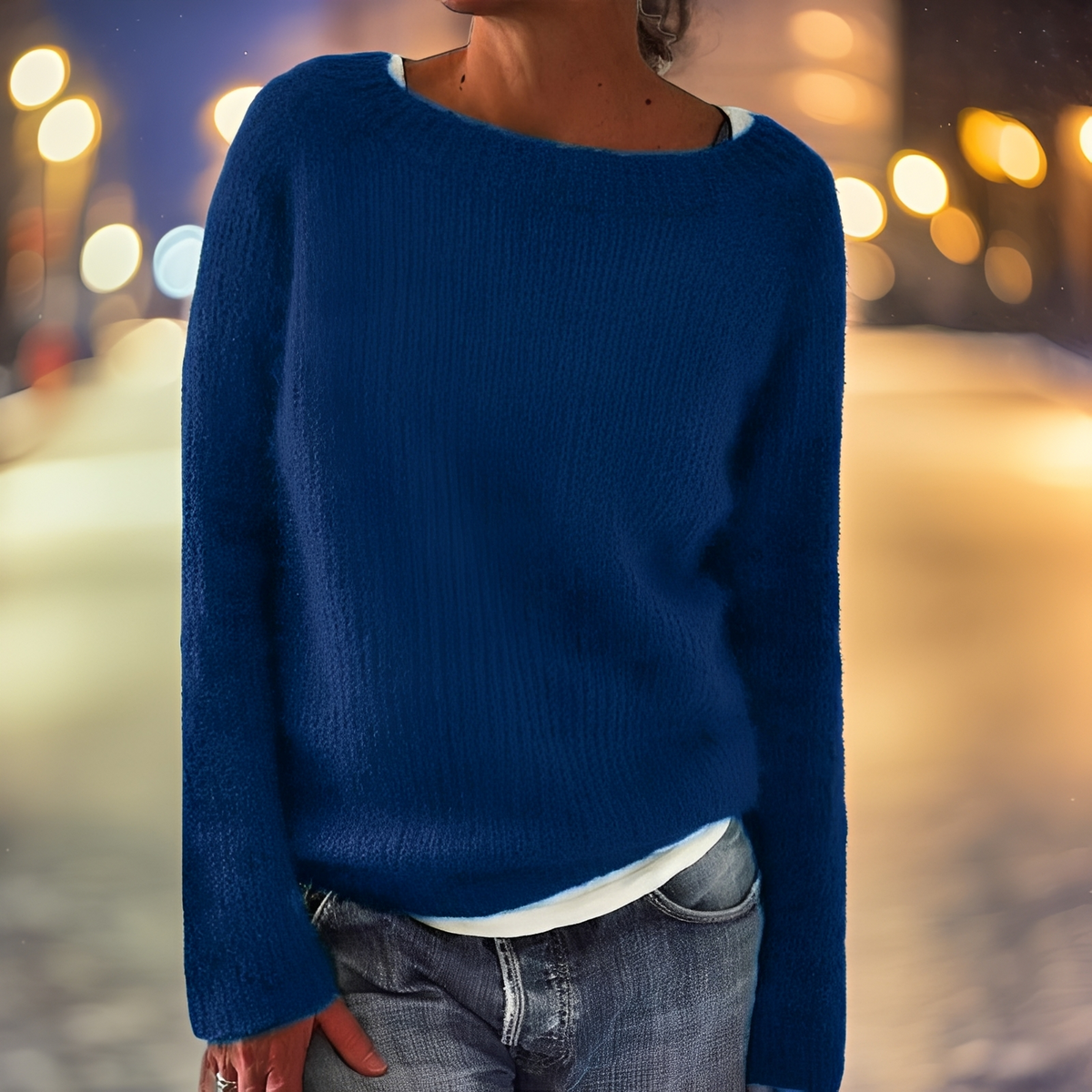 Abeeha - Locker sitzender Pullover für Damen