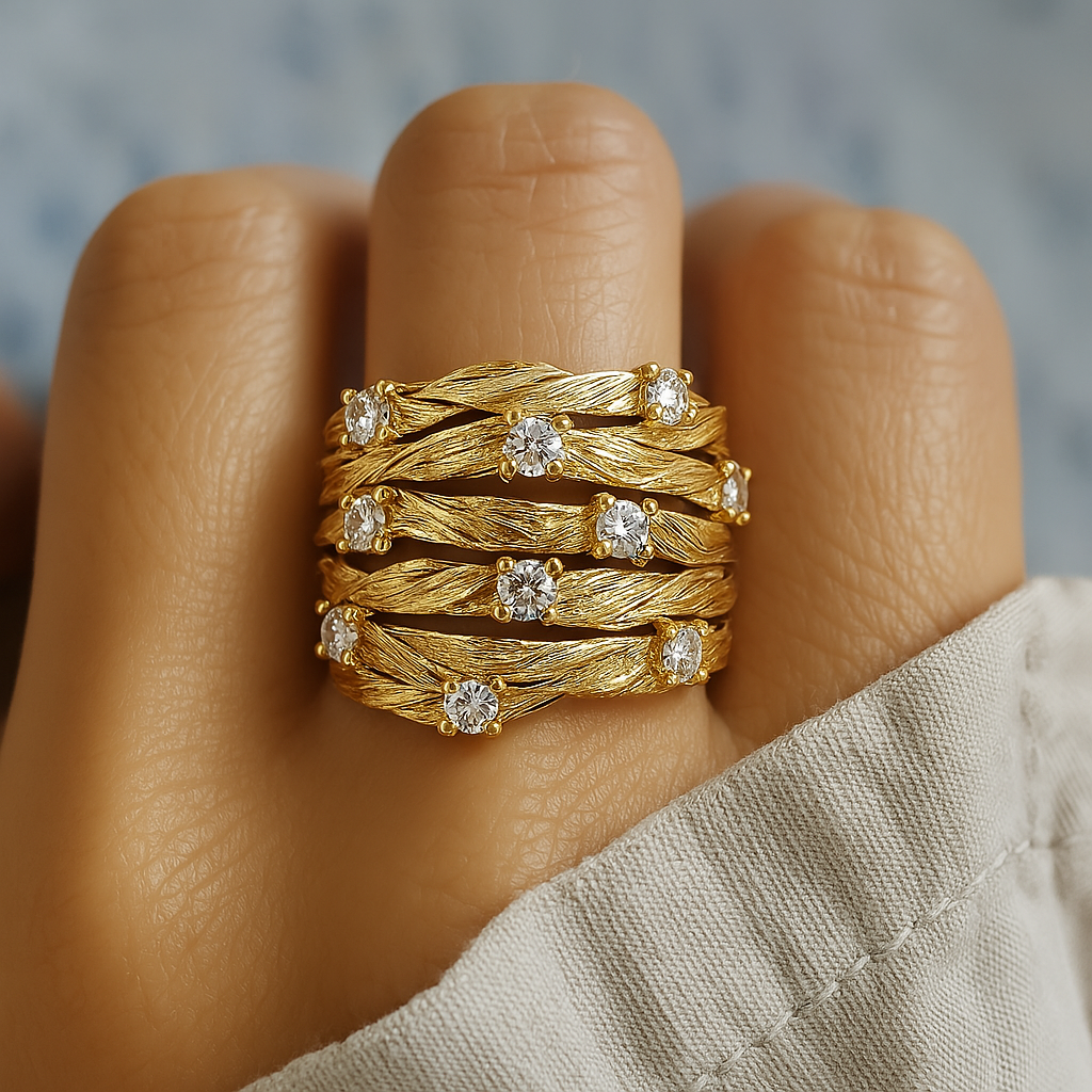 Marisse – Vintage-Ring mit feinem Glanz