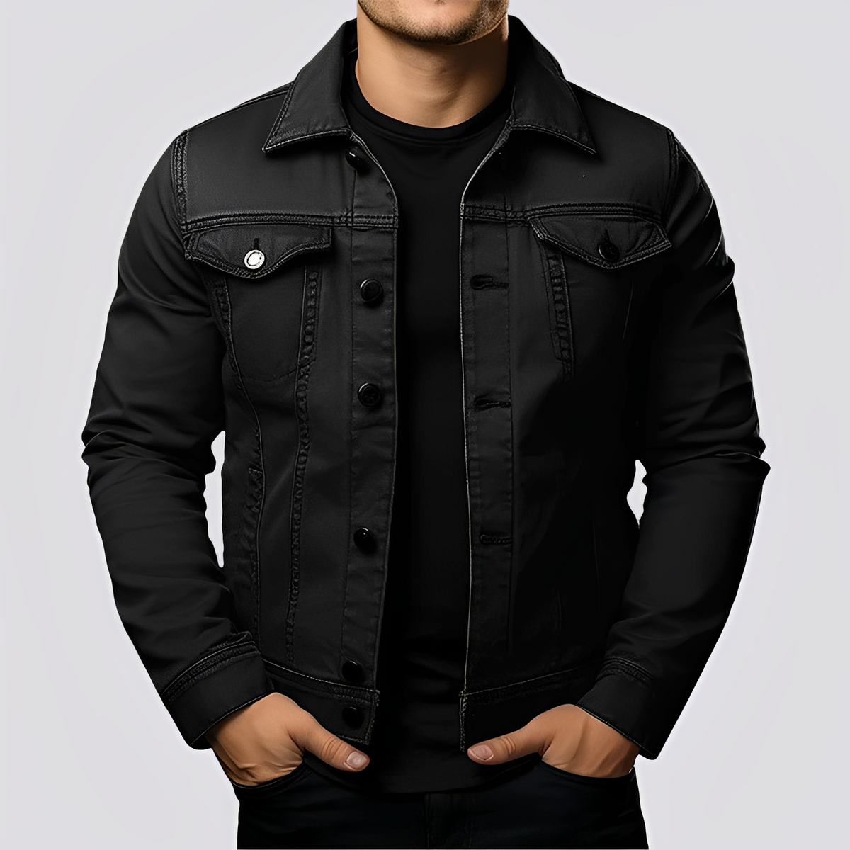 Maxwell - Klassische Herrenjacke aus strapazierfähigem Material