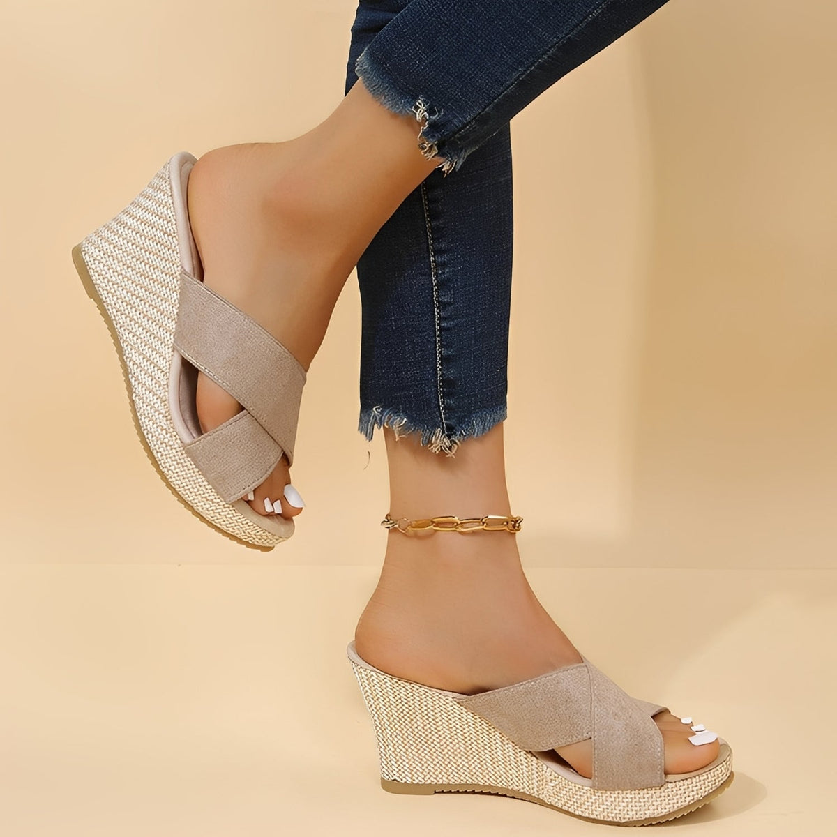 Julie - Modische und bequeme Damen-Keilsandalen