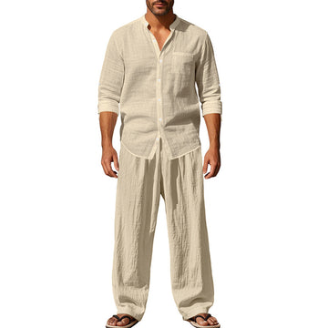 Gerald - Bequemes Set aus Langarmshirt und Hose für Herren
