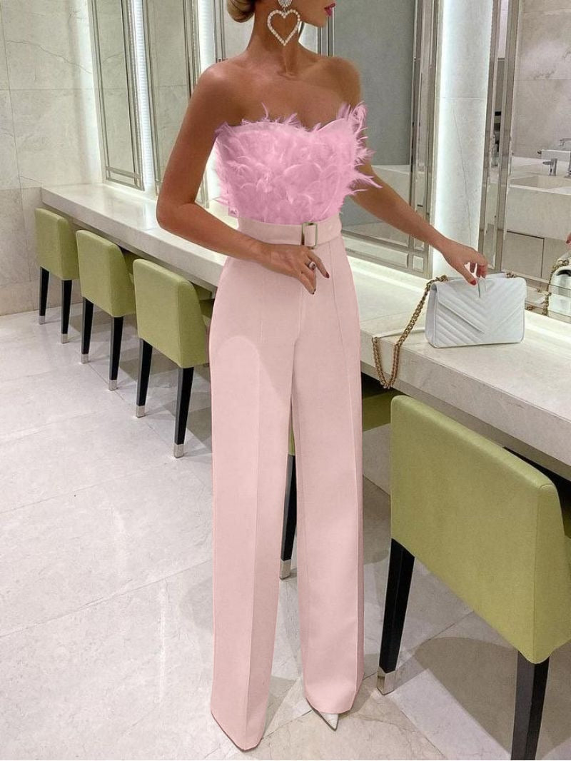 StyleLeap - Eleganter Overall mit Bandeau-Top