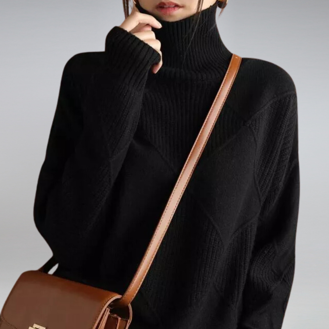 Camille - Eleganter und komfortabler Rollkragenpullover