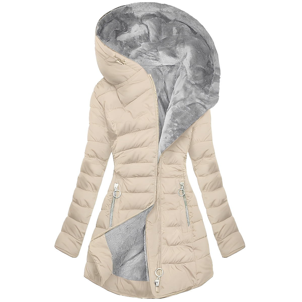Jasmine - Trendige Damenjacke mit Kapuze
