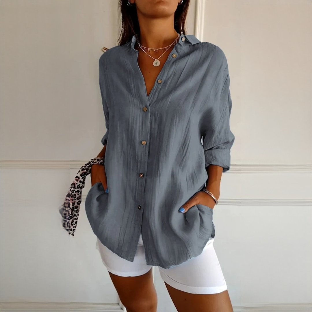 Xaelle - Stilvolle Bluse mit Knöpfen