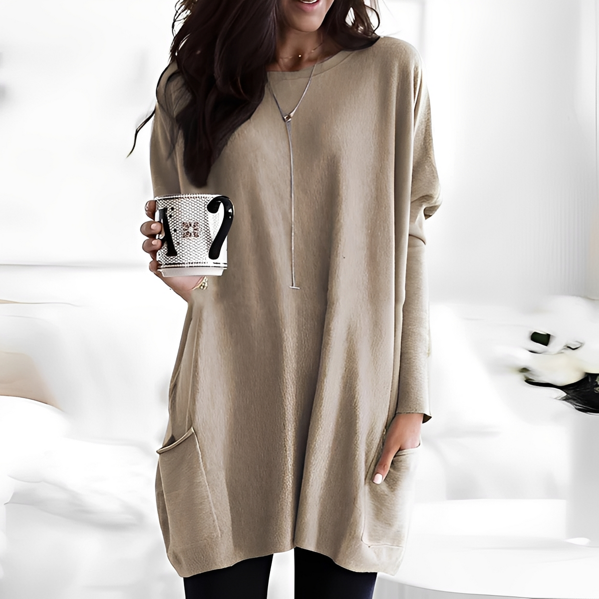 Diane - Bequemer Langarmpullover