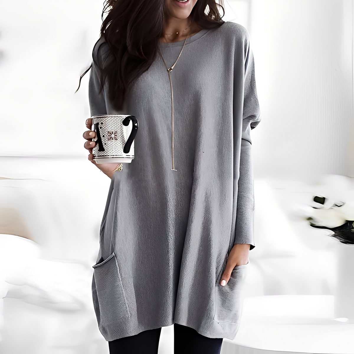 Diane - Bequemer Langarmpullover