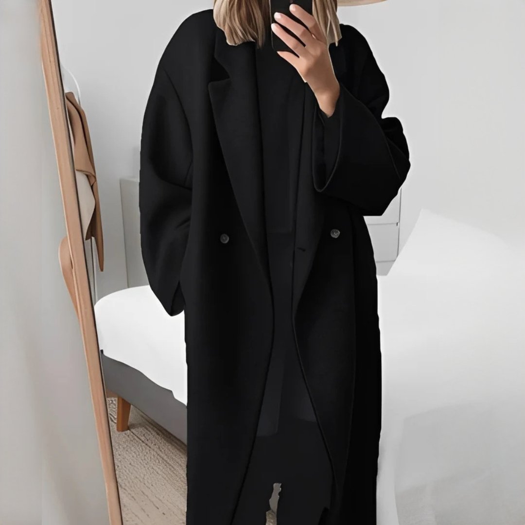Carolane - Zeitgemäßer Mantel im lockeren Stil