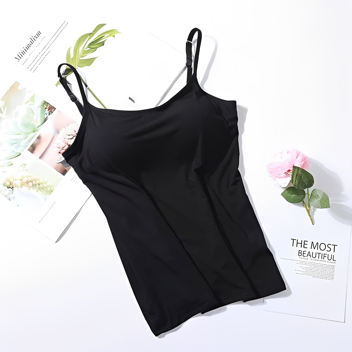 Selena - Elegantes Top mit integriertem BH