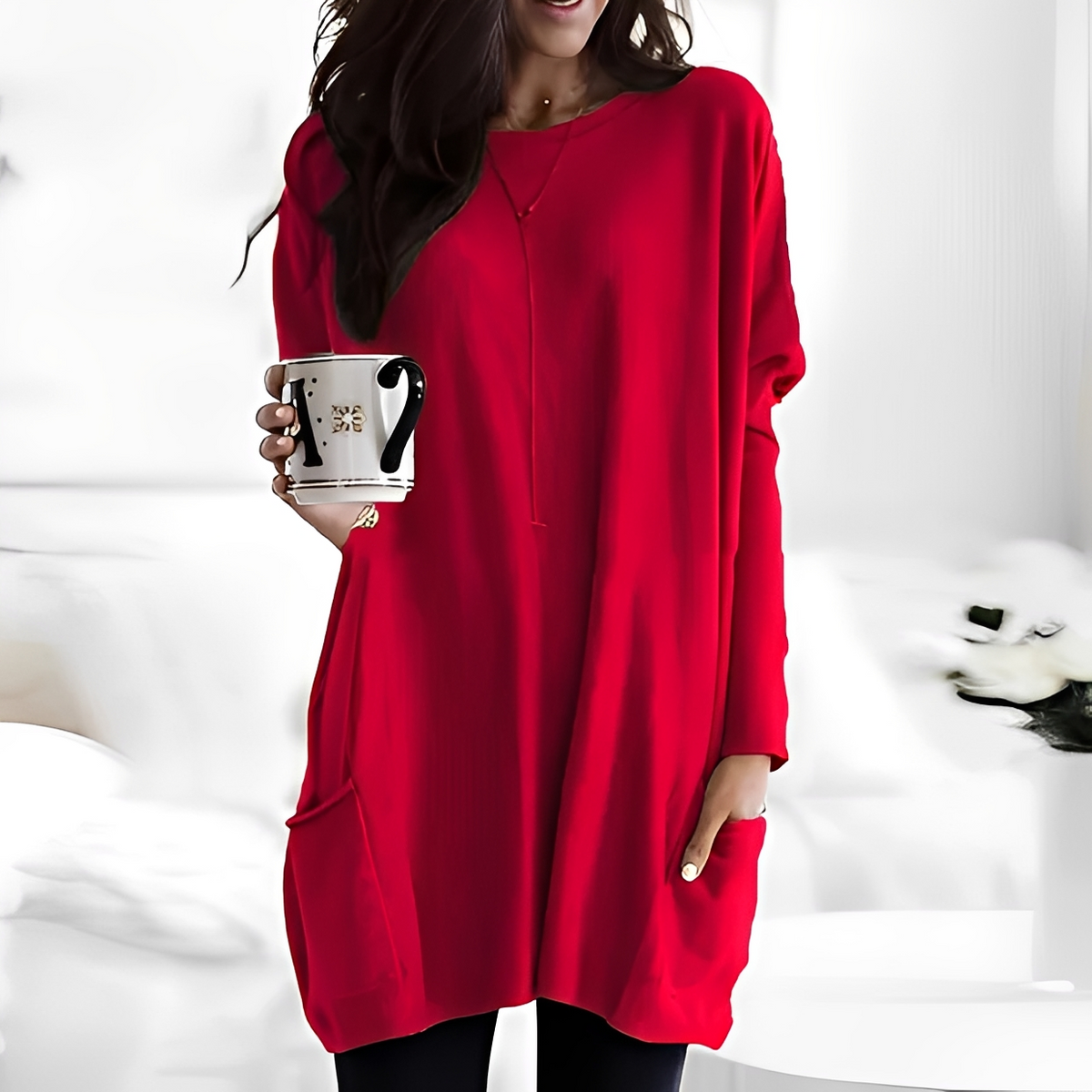 Diane - Bequemer Langarmpullover