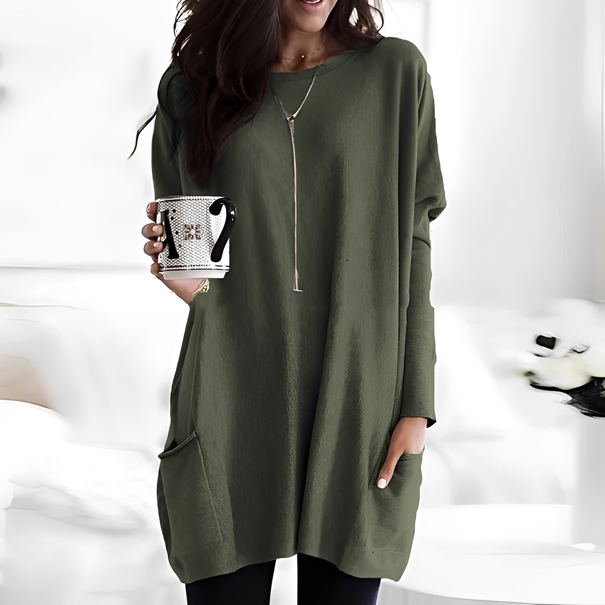 Diane - Bequemer Langarmpullover