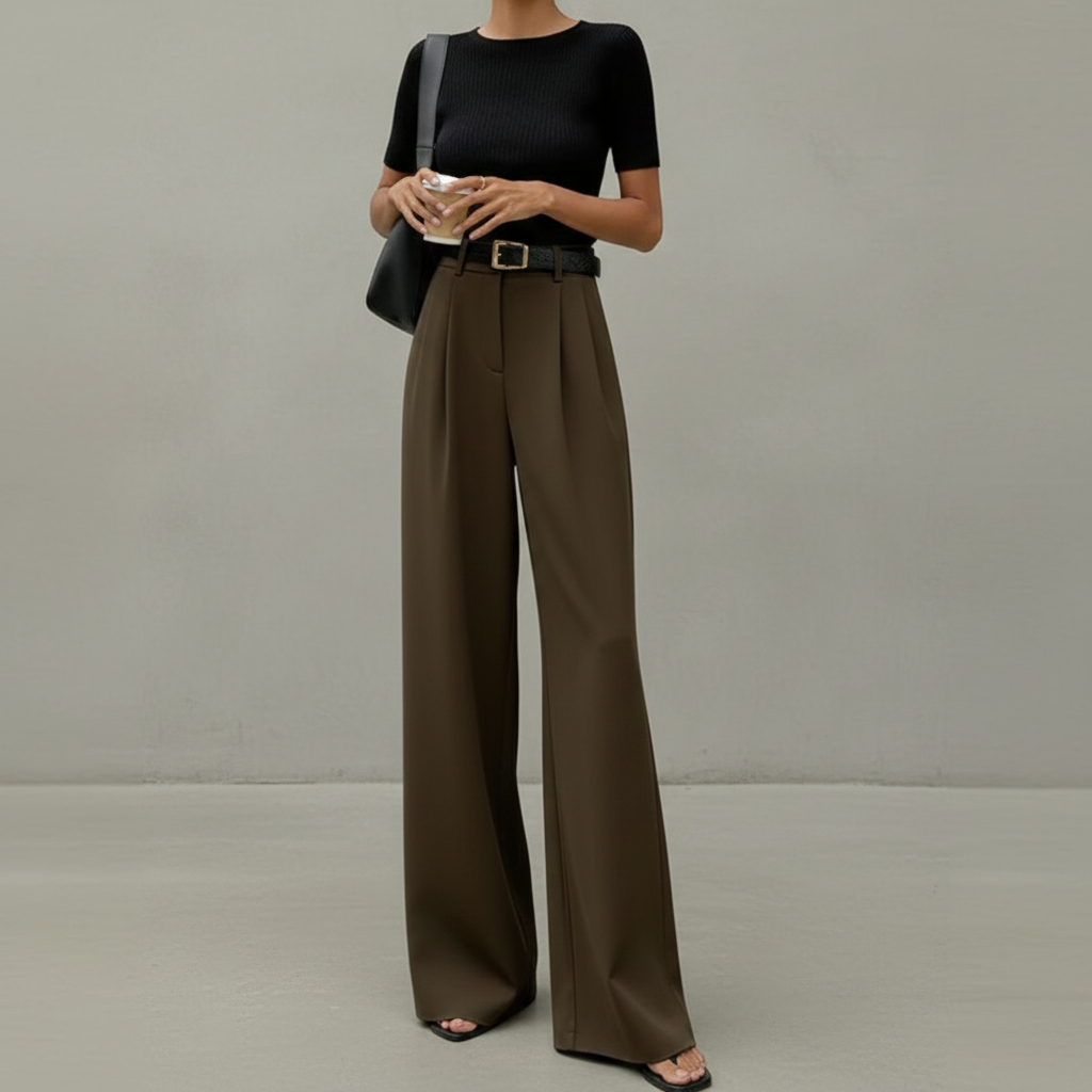 Marlene - Elegante Hosen mit weitem Bein