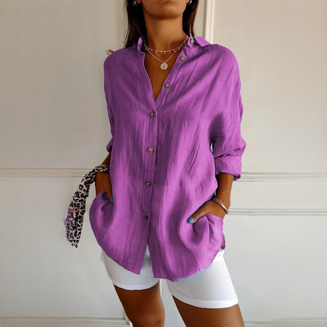 Xaelle - Stilvolle Bluse mit Knöpfen