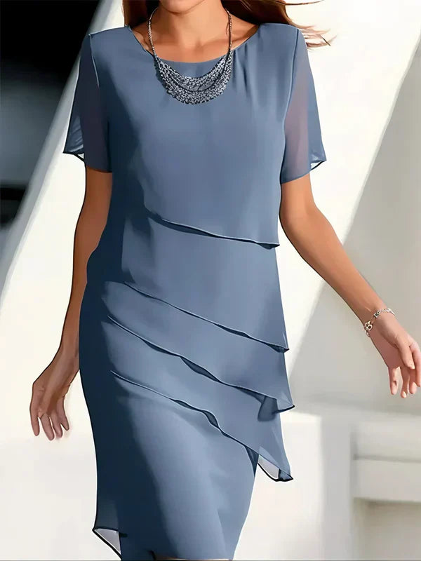 Georgina - Elegantes Sommerkleid mit Schichten